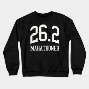 26.2 Marathoner Marathon Runner Running Coach Crewneck Sweatshirt